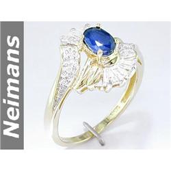 Certified 1.00 ct Pink Tourmaline & Diamond Ring 14kt