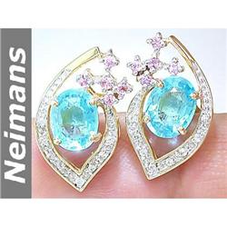 Certified .25 ct Diamond Dangle Earrings 14kt