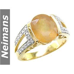 Certified 1.50 ct Peridot & Diamond Pendant 14k