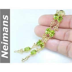 Antique 2.00 ct Green Sapphire & Diamond Earrings 14kt