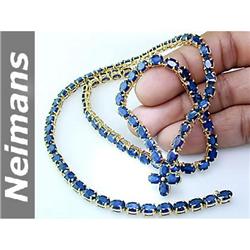 Vintage 5.75 ct Certified Ruby & Sapphire Ring 14K Gold