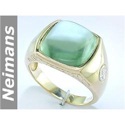 USGL Certified 7.75 ct Emerald & Diamond Bracelet 14kt