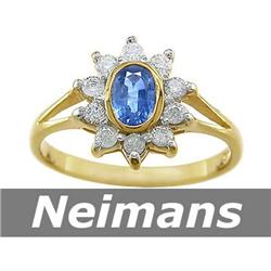 .50 ct Blue Diamond Ring 14kt Gold CERTIFIED