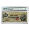 Image 1 : 1882 $20 Gold Certificate Fine-15 PMG
