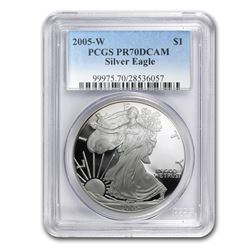 2005-W Proof Silver American Eagle PR-70 PCGS