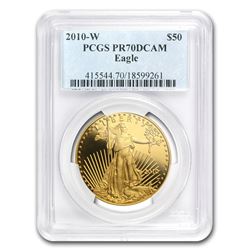 2010-W 1 oz Proof Gold American Eagle PR-70 PCGS