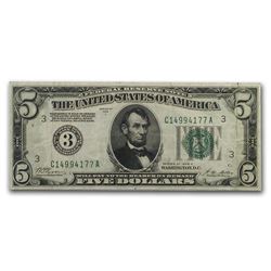 1928 (3-Philadelphia) $5.00 FRN VF