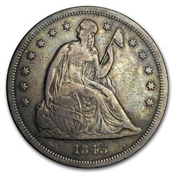 1843 Liberty Seated Dollar VF