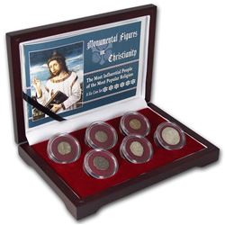 6-Coin Collection Monumental Figures in Christianity
