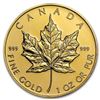 Image 1 : Canada 1 oz Gold Maple Leaf .999 Fine (Random Year)