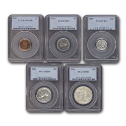 1941 U.S. Proof Set PR-64/65 PCGS