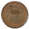 Image 2 : 1864 Two Cent Piece MS-62 PCGS (Brown, Small Motto)