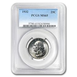 1932 Washington Quarter MS-65 PCGS