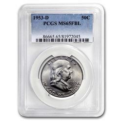 1953-D Franklin Half Dollar MS-65 PCGS (FBL)