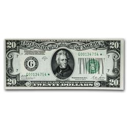 1928-B* (G-Chicago) $20 FRN AU (STAR)