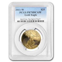 2011-W 1/2 oz Proof Gold American Eagle PR-70 PCGS
