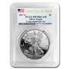 Image 1 : 2017-S Proof Silver American Eagle PR-70 PCGS (First Day)