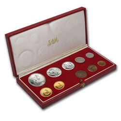1970-83 South Africa 10-Coin Proof Sets (Random Dates)