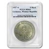 Image 1 : 1927-A Germany Silver 5 Mark Oak Tree MS-64 PCGS