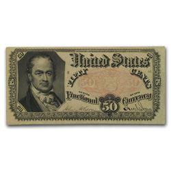 5th Issue Fractional Currency 50 Cents AU (FR#1381)