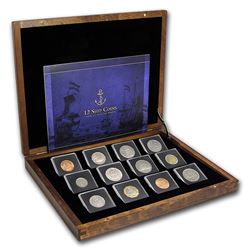 World Ship Collection 12 Coins from Around the World