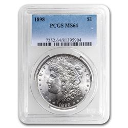 1898 Morgan Dollar MS-64 PCGS