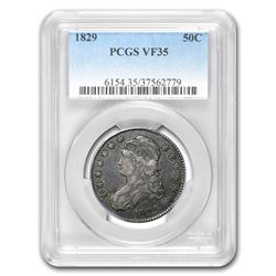 1829 Capped Bust Half Dollar VF-35 PCGS