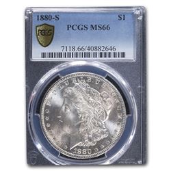 1880-S Morgan Dollar MS-66 PCGS