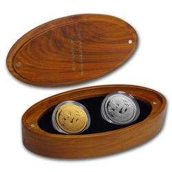 2017 New Zealand 2-Coin Gold and Silver Taniwha Proof Set