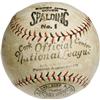 Image 2 : Circa 1918 Babe Ruth Single Signed Baseball. Ma