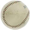 Image 3 : 1920's Walter Johnson Signed Baseball. Though t