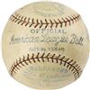Image 2 : 1929 Babe Ruth Single Signed Baseball. A gorgeou