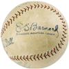 Image 3 : 1929 Babe Ruth Single Signed Baseball. A gorgeou
