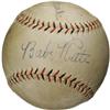 Image 1 : 1930's Babe Ruth Signed Baseball. A magnificent