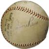 Image 2 : 1930's Babe Ruth Signed Baseball. A magnificent
