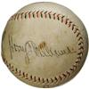 Image 3 : 1930's Babe Ruth Signed Baseball. A magnificent