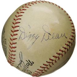 1934 Dizzy & Daffy Dean Signed Baseball. Ford F