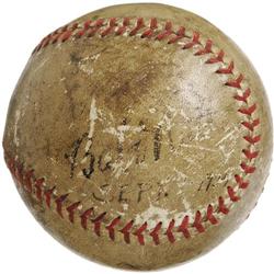 1934 Babe Ruth & Lou Gehrig Signed Baseball. A