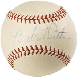 Early 1940''s Babe Ruth Single Signed Baseball.
