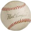 Image 1 : 1940's Mort Cooper Single Signed Baseball. The