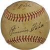 Image 1 : 1940's Jimmie Foxx Single Signed Baseball. Abso