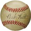 Image 1 : 1940's Babe Ruth Single Signed Baseball. No ser