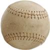 Image 1 : 1940's Mel Ott Signed Softball. The Hall of Fam