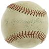 Image 2 : 1946 Ty Cobb & Honus Wagner Signed Baseball with