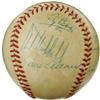 Image 1 : Late 1950's Hall of Famers Multi-Signed Baseball