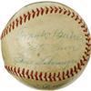 Image 3 : Late 1950's Hall of Famers Multi-Signed Baseball