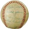 Image 4 : Late 1950's Hall of Famers Multi-Signed Baseball