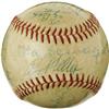 Image 5 : Late 1950's Hall of Famers Multi-Signed Baseball