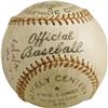 Image 2 : 1957 Ty Cobb Single Signed Baseball. The sevent
