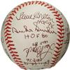 Image 2 : 1990's Hall of Famers Multi-Signed Baseball. Un